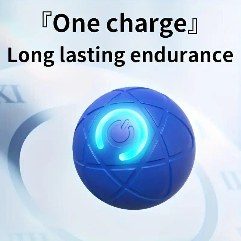 Interactive Gravity Bounce Dog Toy, Durable Chew Ball with Auto Tease, Rechargeable Lithium Polymer Battery, Dog Self-Entertainment Motorized Pet Toys, Dog Accessories, Dog Stuff