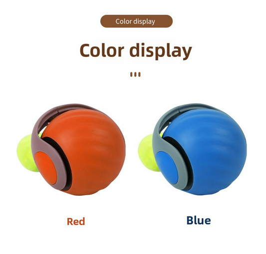 Juguete interactivo para gatos con bola rodante automática