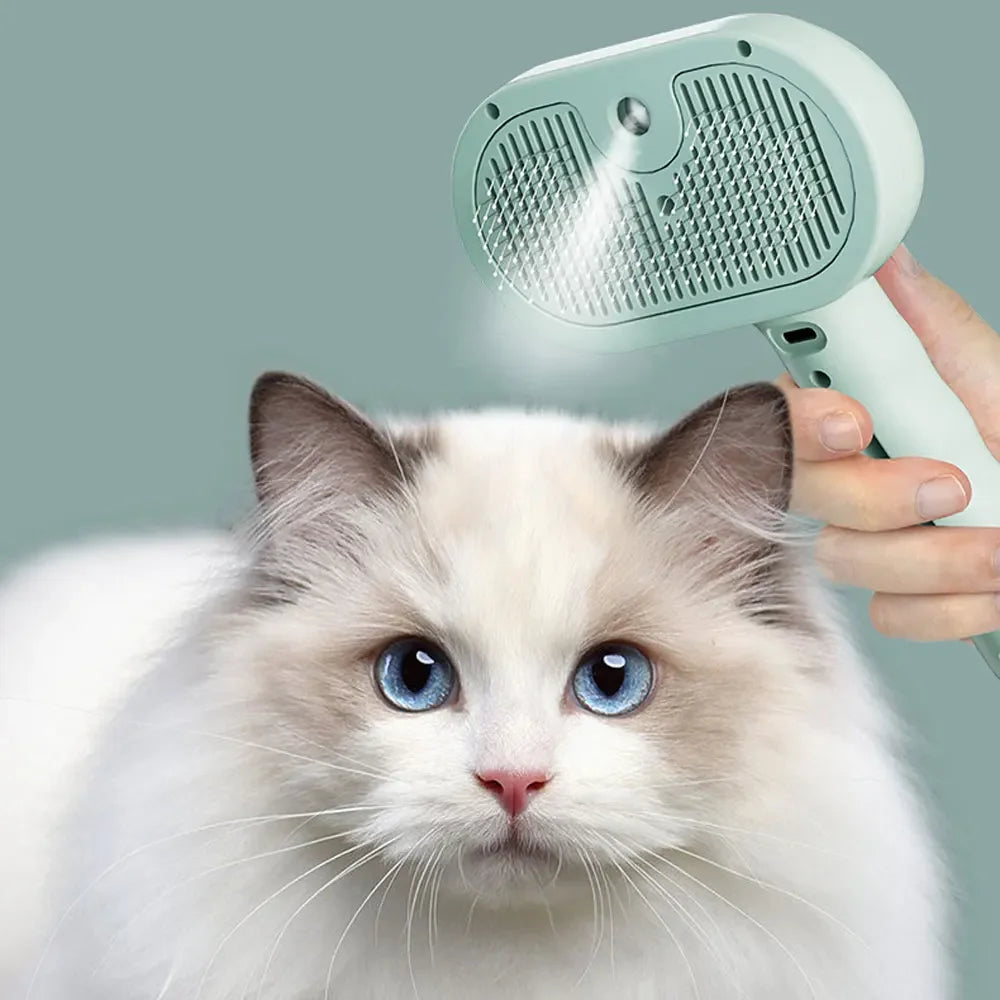 Pet Spray Hair Comb – 2-in-1 Grooming & Hair Remover for Cats & Dogs
