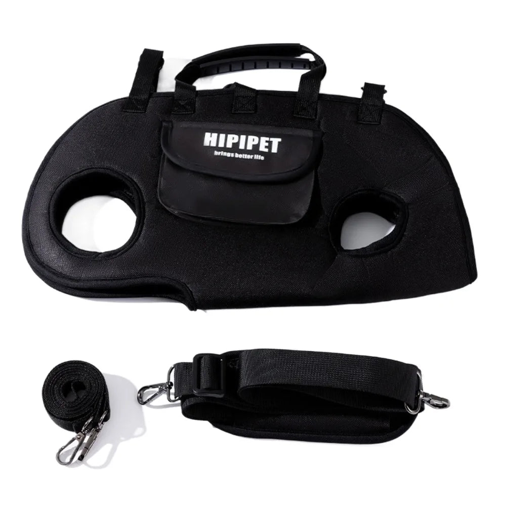 Multifunctional Double Shoulder Dog Carrier Backpack Breathable Washable Pet Strap Artifact Adjustable Dog Outing Bag Outdoor