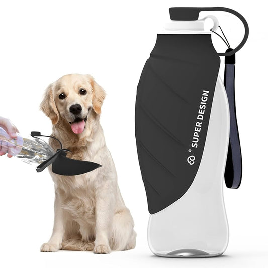 🐾 OUZEY Dog Water Bottle – Portable & Foldable Pet Hydration for Walks 🐶💧