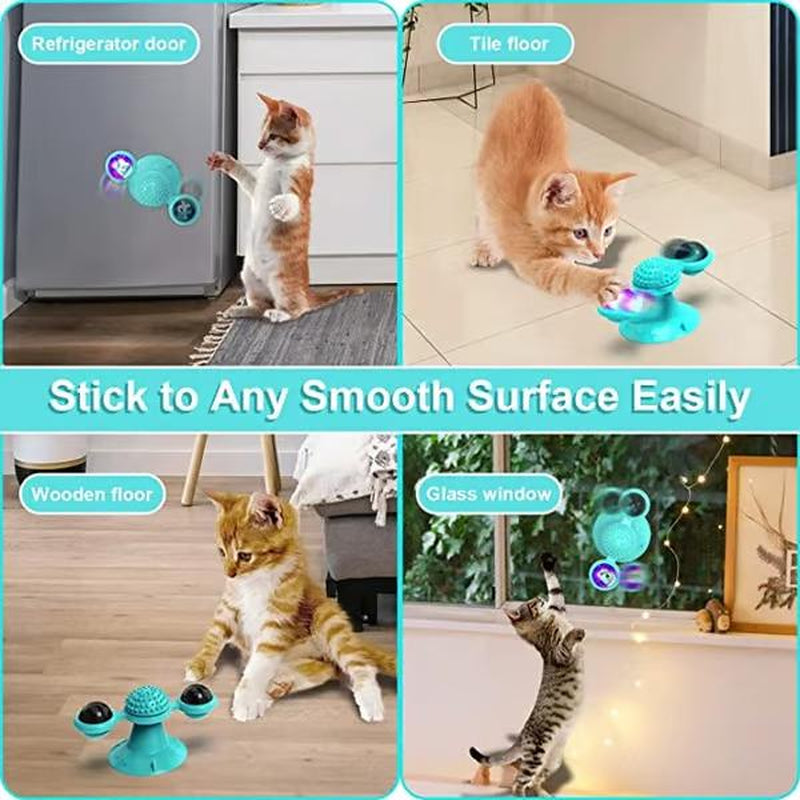 Interactive Catnip Windmill Toy – Spark Your Cat’s Playful Instincts!