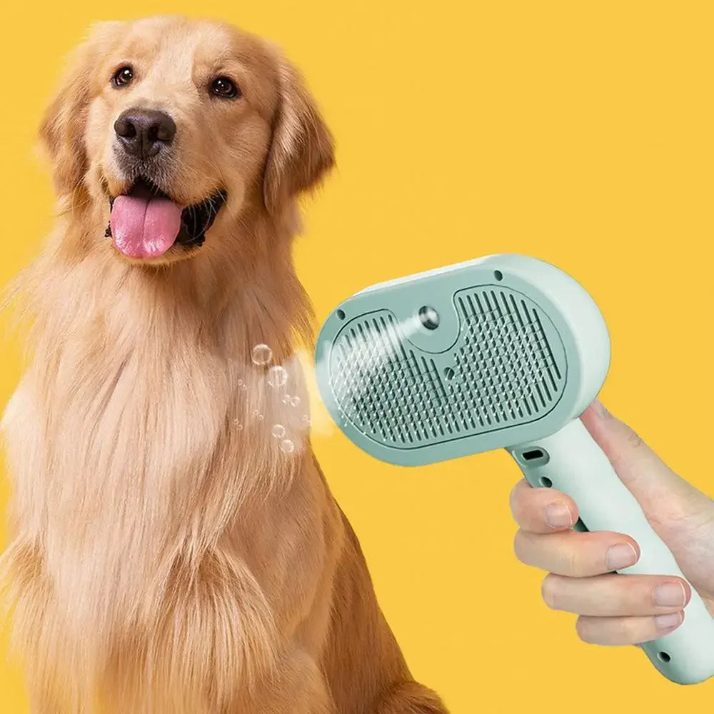 Pet Spray Hair Comb – 2-in-1 Grooming & Hair Remover for Cats & Dogs