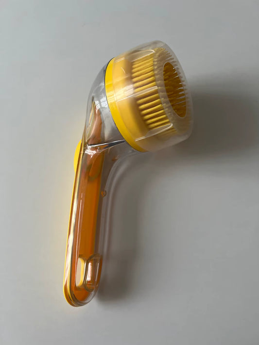 Brosse de bain et de toilettage 2 en 1 pour animaux de compagnie – Nettoyage et entretien doux du pelage 