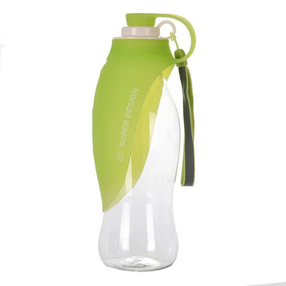 OUZEY 580Ml Dog Water Bottle Outdoor Dog Walking Portable Foldable Drinking Bowls for Small Medium Dogs Pet Suppliws