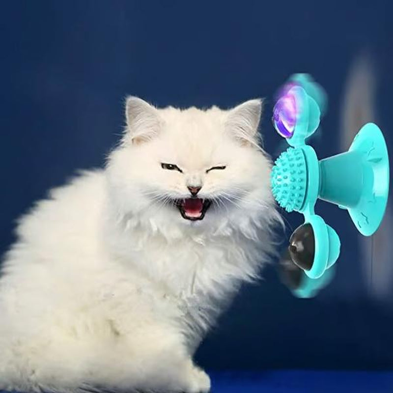 Interactive Catnip Windmill Toy – Spark Your Cat’s Playful Instincts!