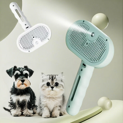 Pet Spray Hair Comb – 2-in-1 Grooming & Hair Remover for Cats & Dogs