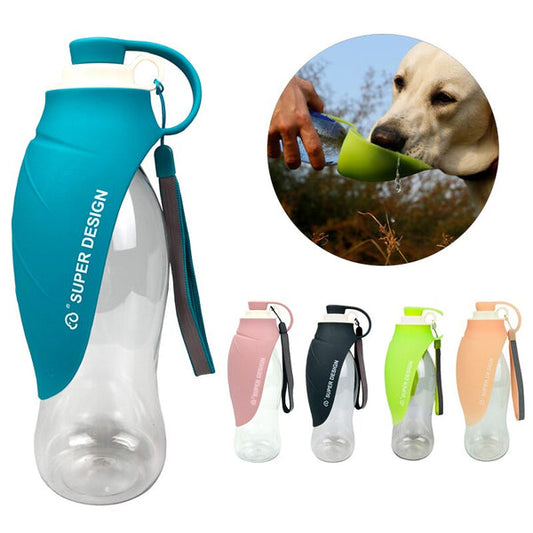 🐾 OUZEY Dog Water Bottle – Portable & Foldable Pet Hydration for Walks 🐶💧